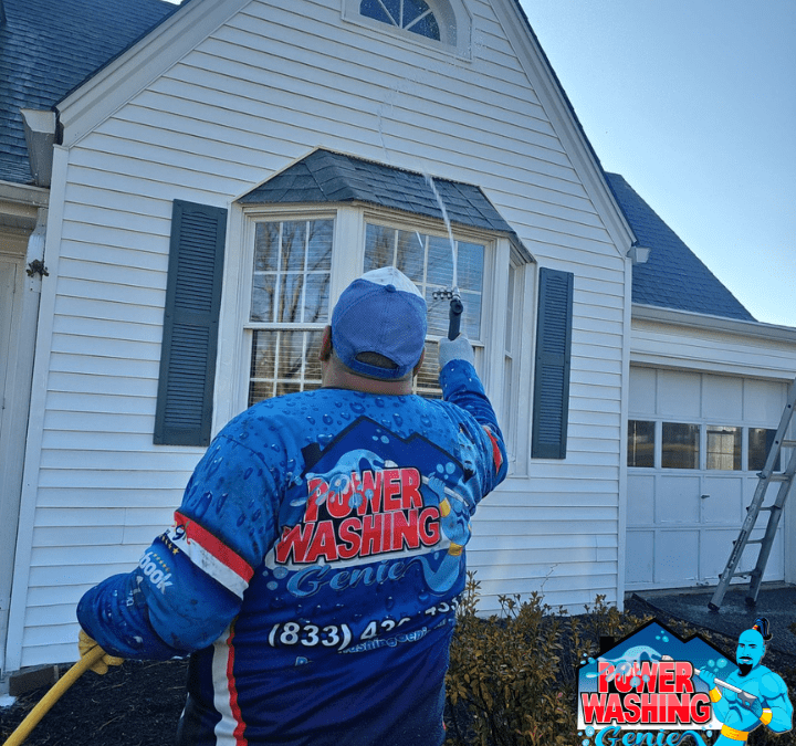 House Washing – soft washing vs power washing